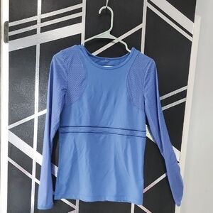 Lorna Jane Blue Long Sleeve Top